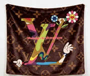 LV Pop Art Blanket Colorful Monogram Throw IMG_3607
